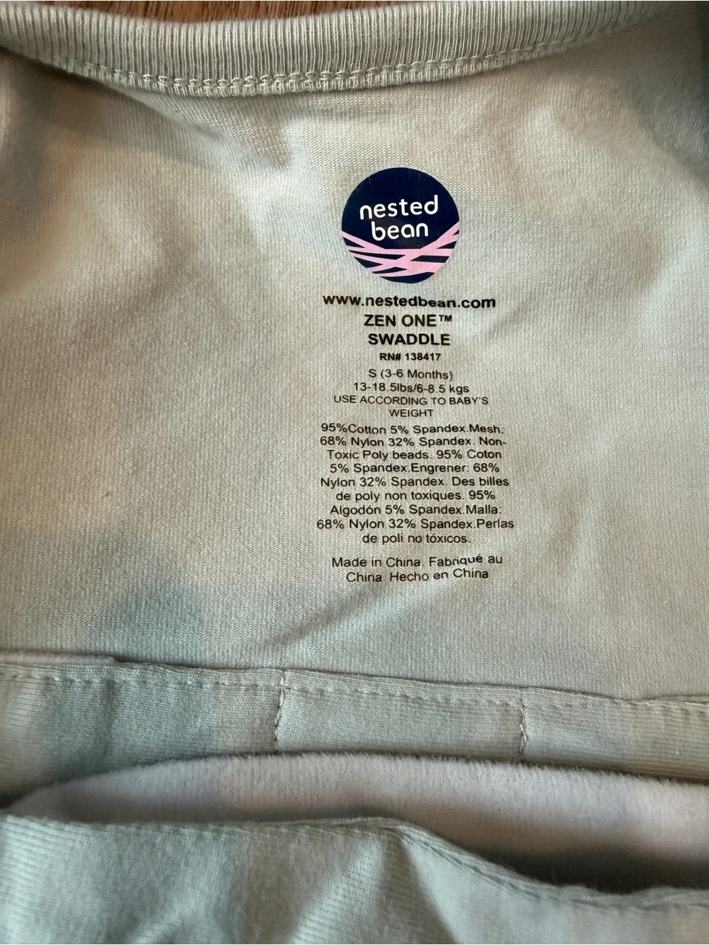 Nested Bean Sleep Sack Swaddle
